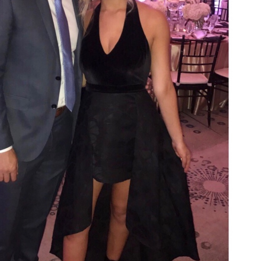 Custom Halter Backless Gown